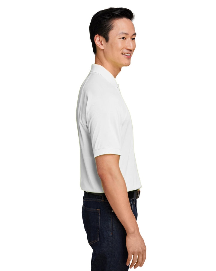 Harriton Men's Charge Snag and Soil Protect Polo Harriton