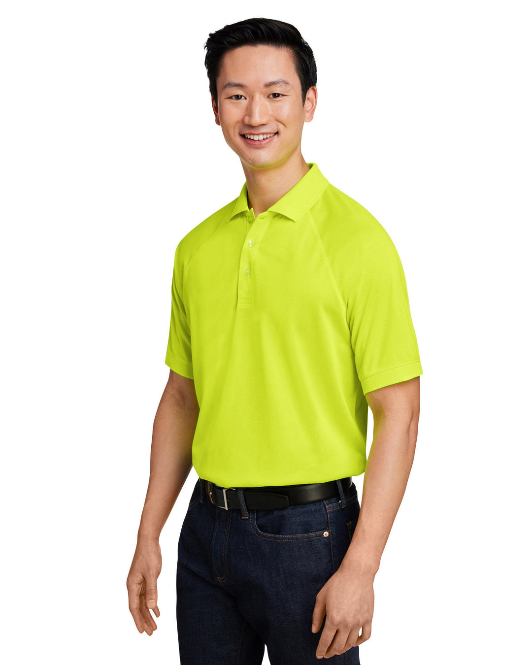 Harriton Men's Charge Snag and Soil Protect Polo Harriton