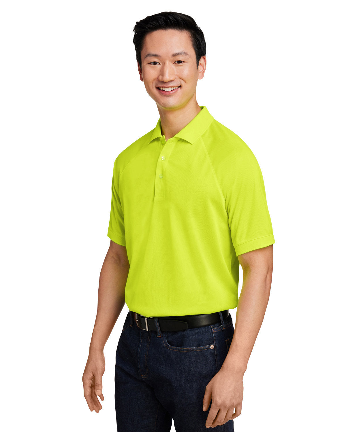Harriton Men's Charge Snag and Soil Protect Polo Harriton