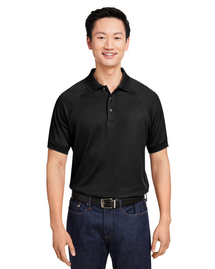 Harriton Men's Charge Snag and Soil Protect Polo Harriton