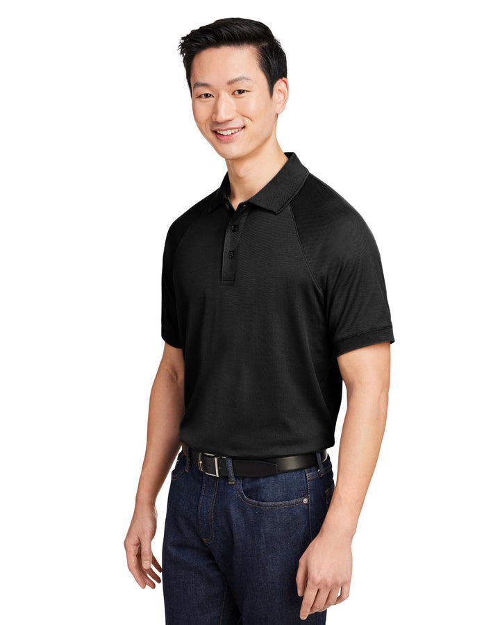 Harriton Men's Charge Snag and Soil Protect Polo Harriton