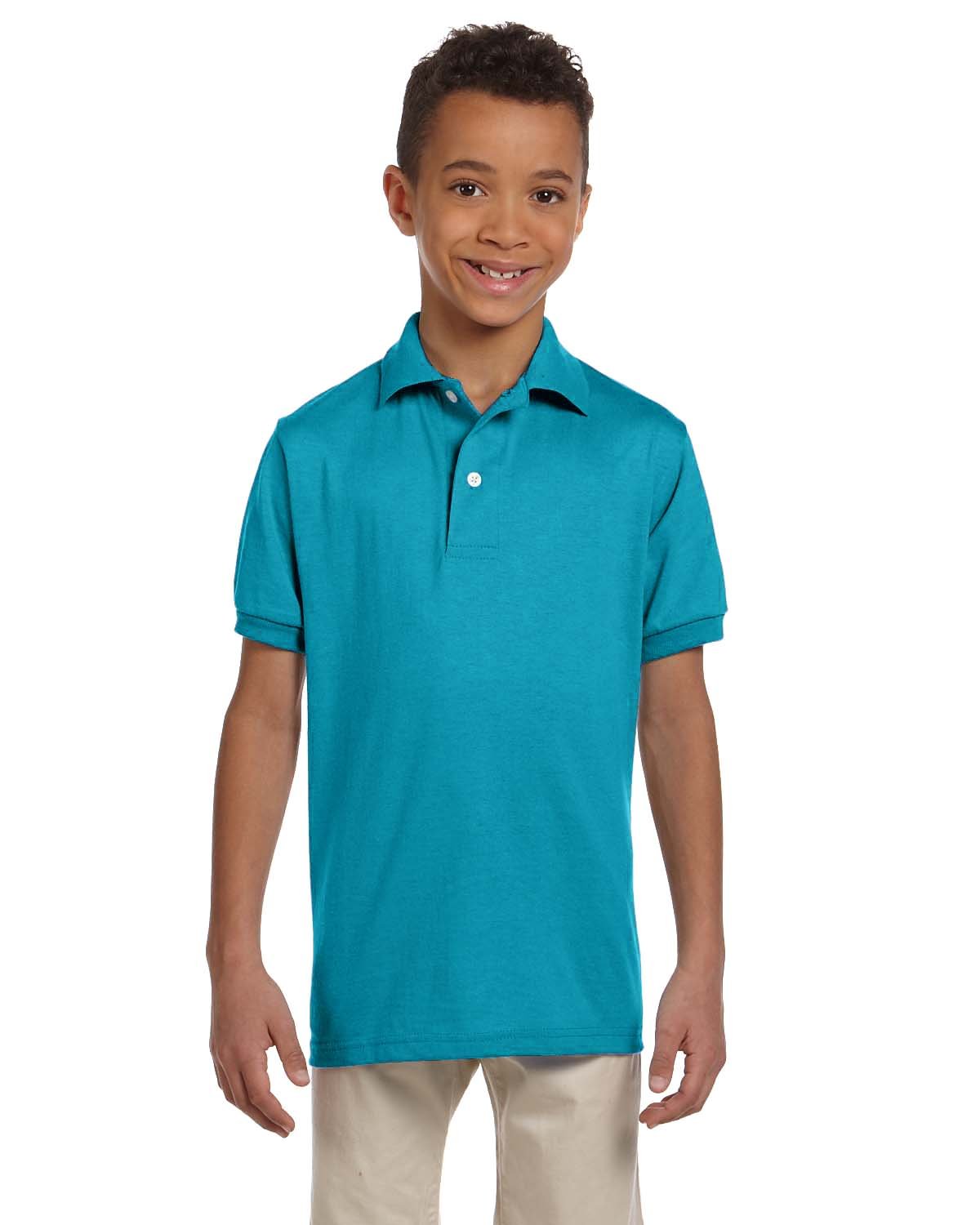Jerzees Youth SpotShield 50/50 Polo JERZEES