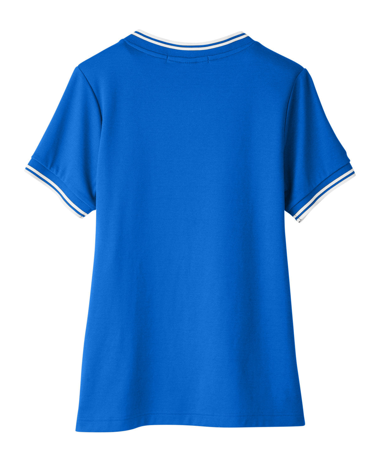 Devon & Jones Ladies' CrownLux Performance™ Plaited Tipped V-Neck Polo Devon & Jones