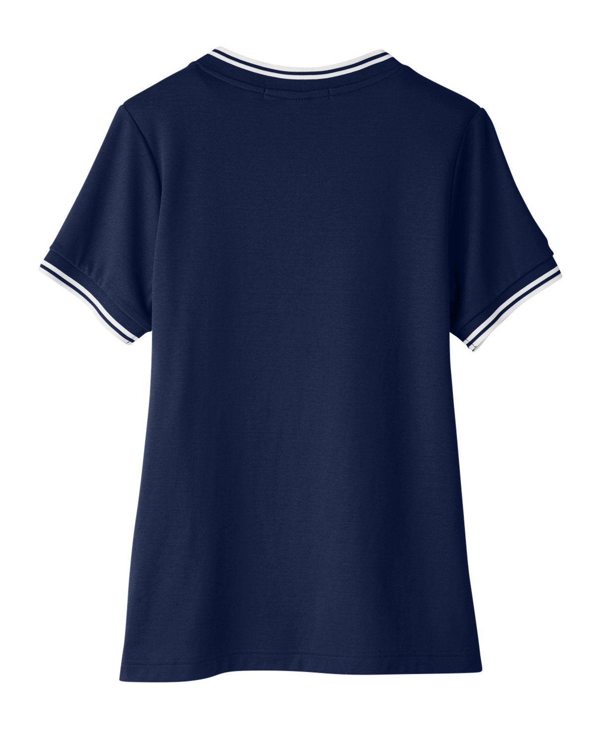 Devon & Jones Ladies' CrownLux Performance™ Plaited Tipped V-Neck Polo Devon & Jones