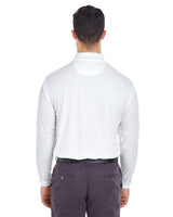UltraClub Adult Cool & Dry Long-Sleeve Mesh Piqué Polo UltraClub