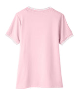 Devon & Jones Ladies' CrownLux Performance™ Plaited Tipped V-Neck Polo Devon & Jones