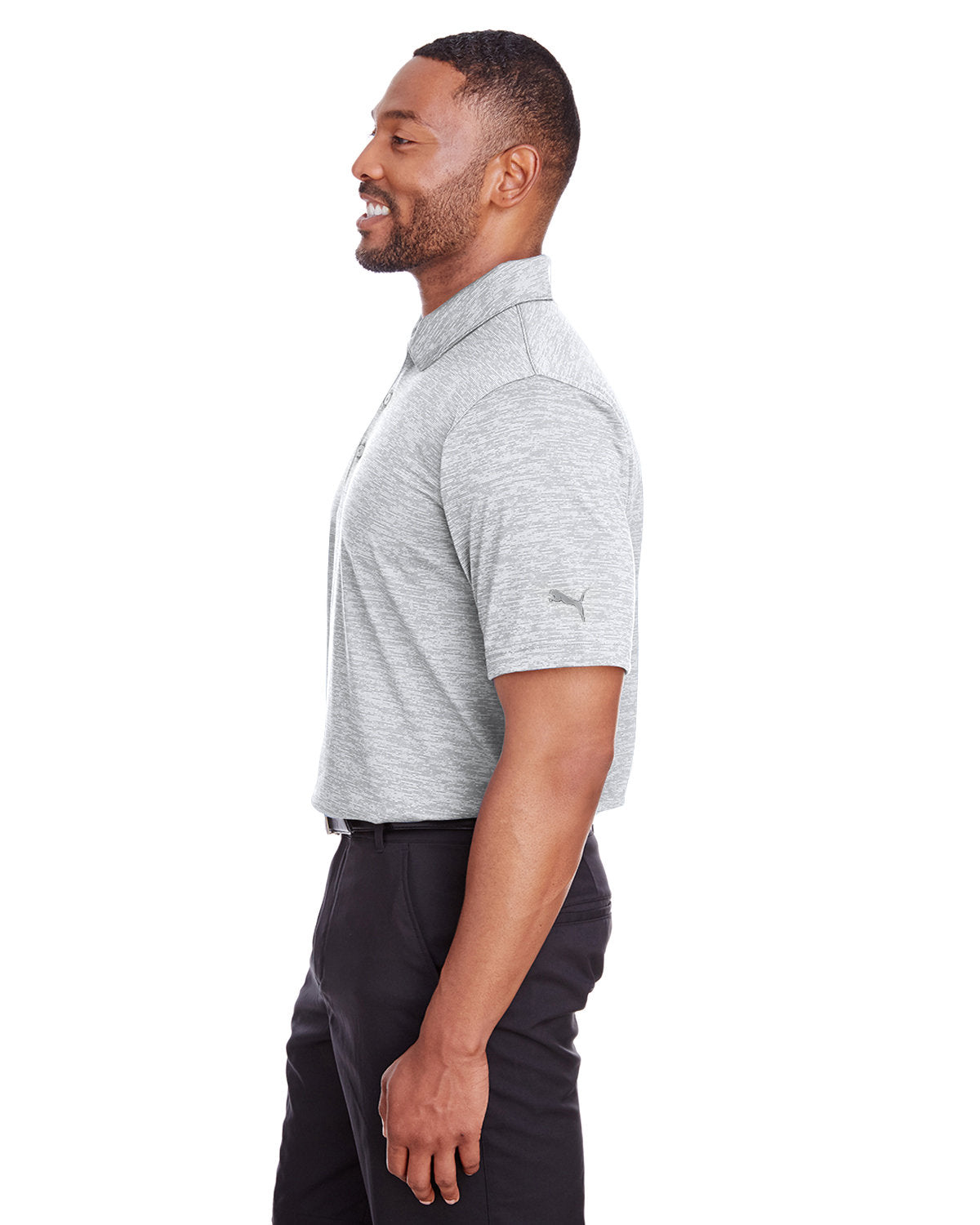 Puma Golf Men's Icon Heather Polo Puma
