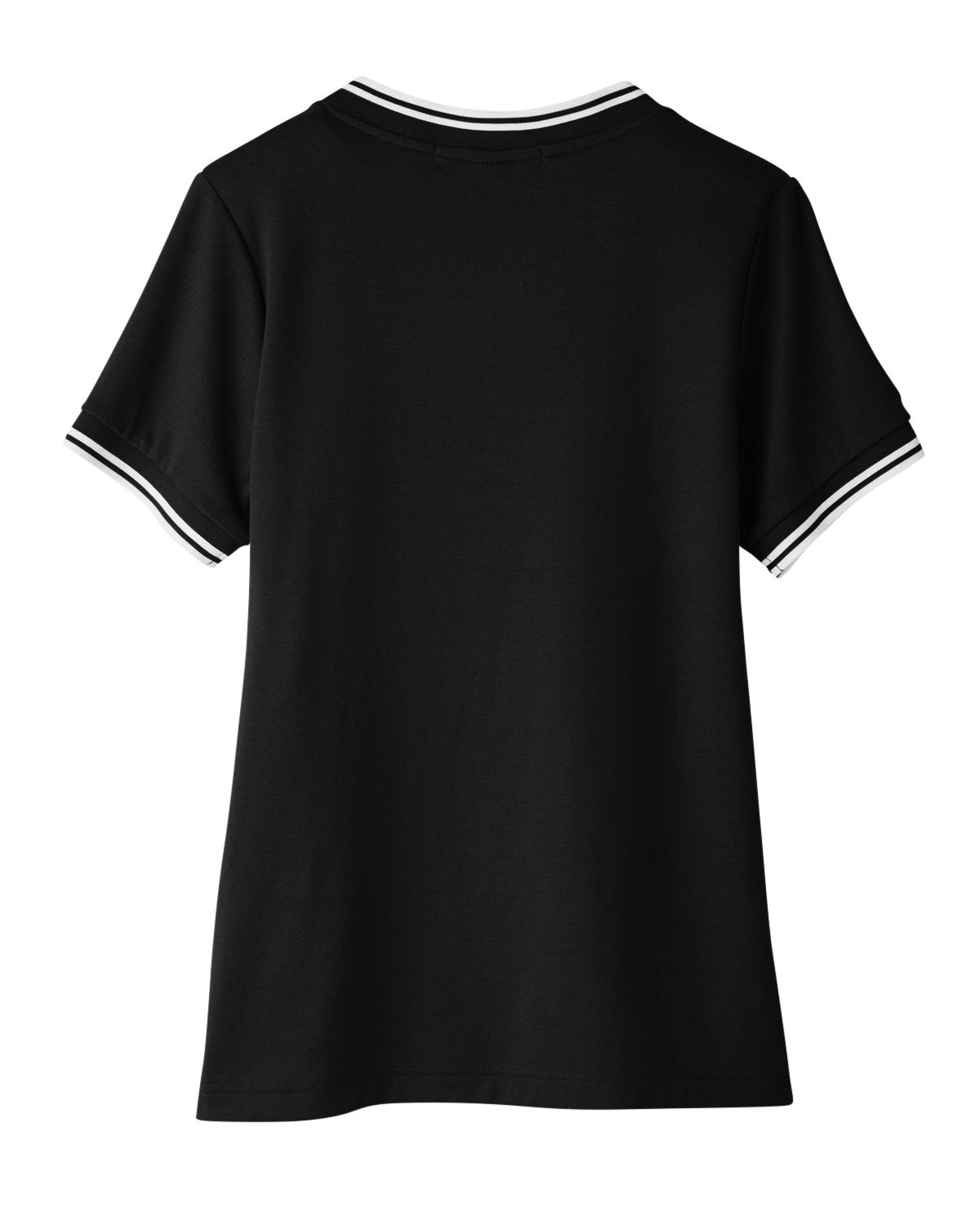 Devon & Jones Ladies' CrownLux Performance™ Plaited Tipped V-Neck Polo Devon & Jones