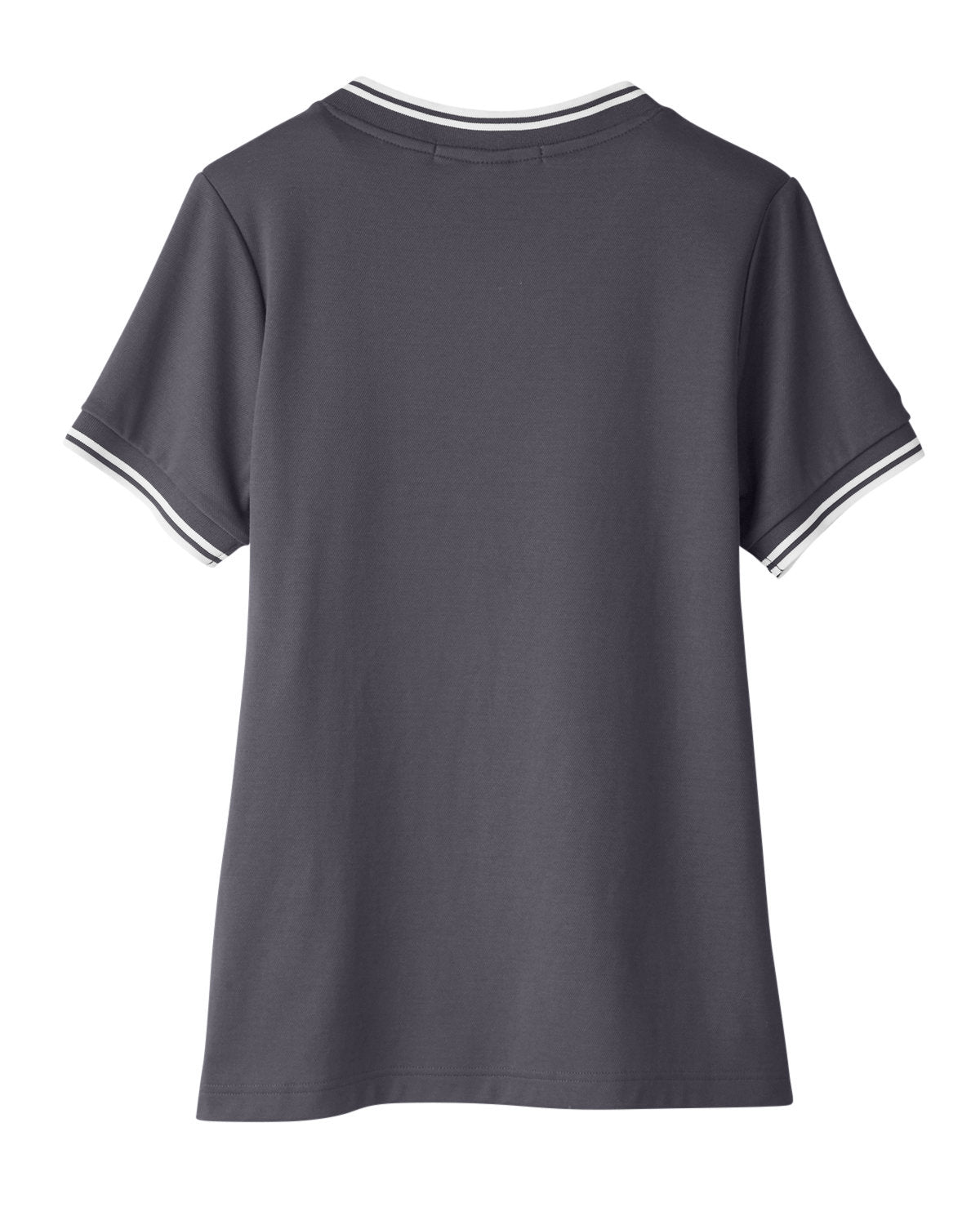 Devon & Jones Ladies' CrownLux Performance™ Plaited Tipped V-Neck Polo Devon & Jones