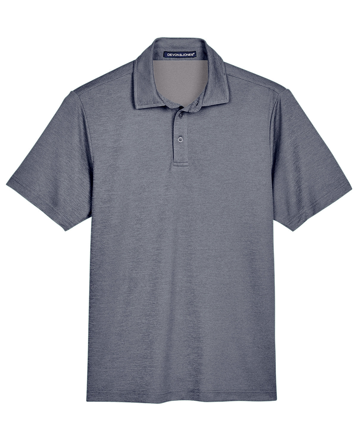 Devon & Jones CrownLux Performance™ Men's Address Melange Polo Devon & Jones
