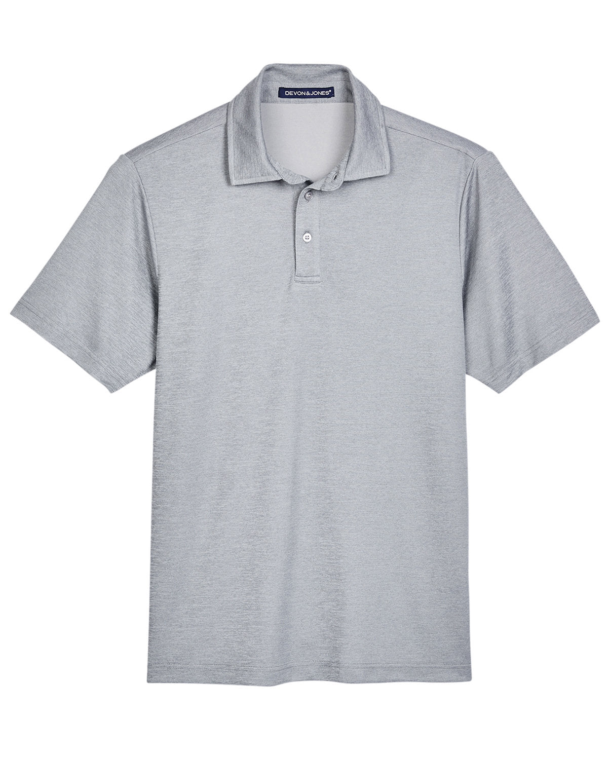 Devon & Jones CrownLux Performance™ Men's Address Melange Polo Devon & Jones