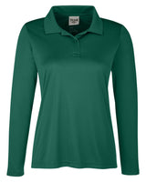Team 365 Ladies' Zone Performance Long Sleeve Polo Womens Apparel Shirts & Tops