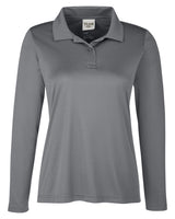 Team 365 Ladies' Zone Performance Long Sleeve Polo Womens Apparel Shirts & Tops