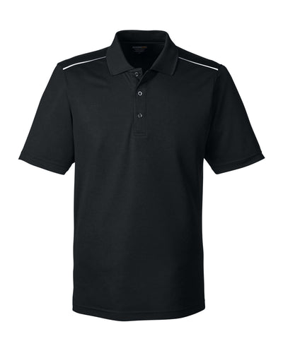 CORE365 Men's Radiant Performance Piqué Polo with Reflective Piping