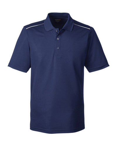 CORE365 Men's Radiant Performance Piqué Polo with Reflective Piping