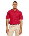 CORE365 Men's Radiant Performance Piqué Polo with Reflective Piping CORE365