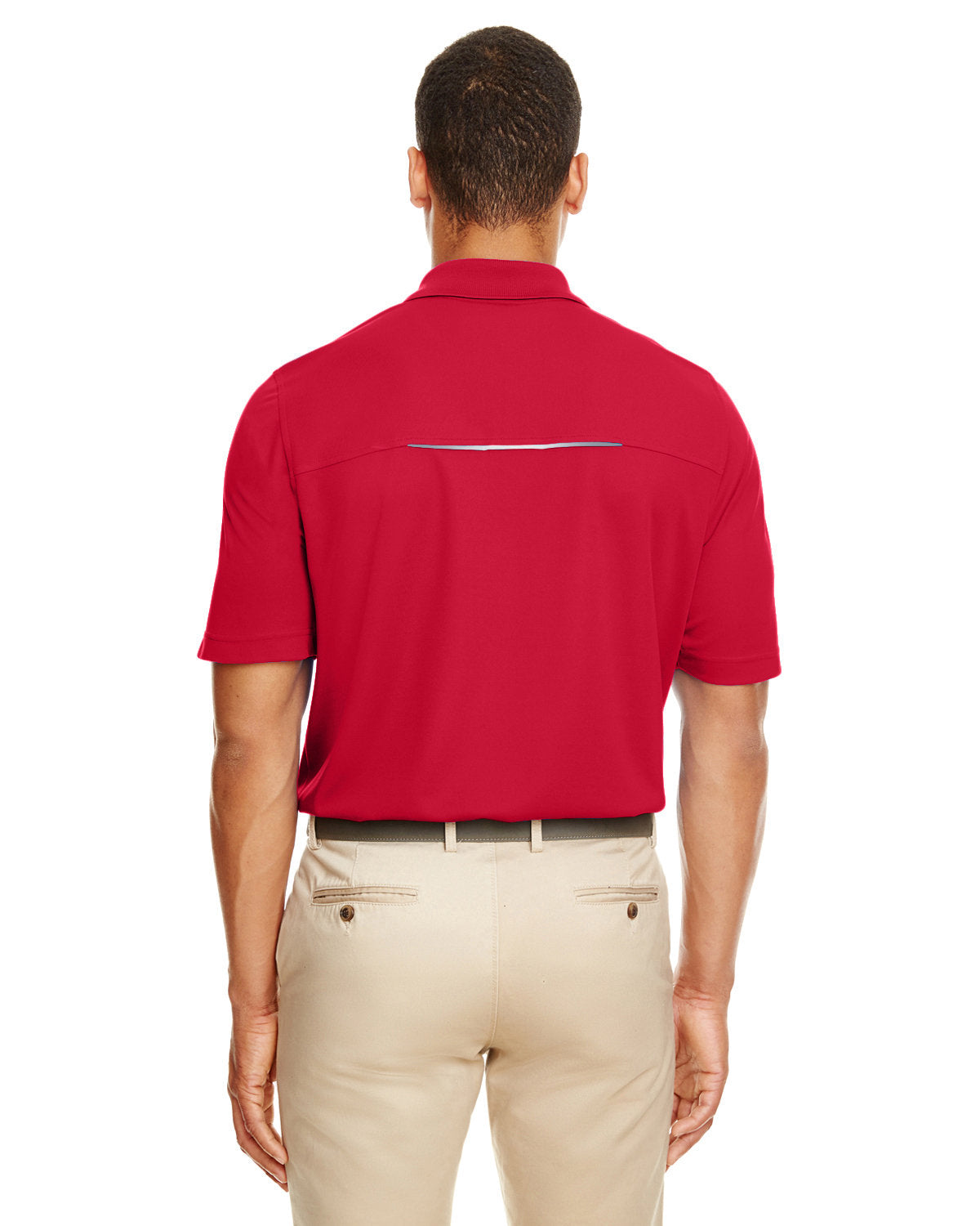 CORE365 Men's Radiant Performance Piqué Polo with Reflective Piping CORE365