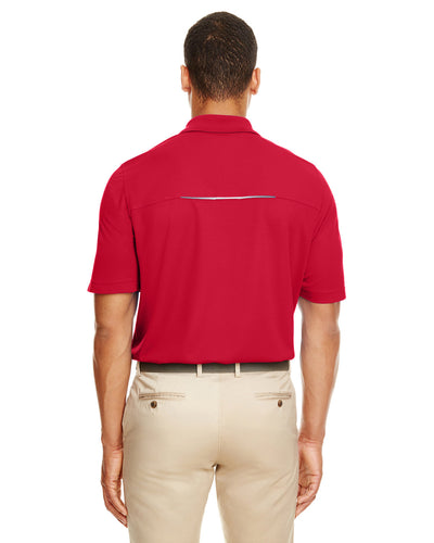 CORE365 Men's Radiant Performance Piqué Polo with Reflective Piping