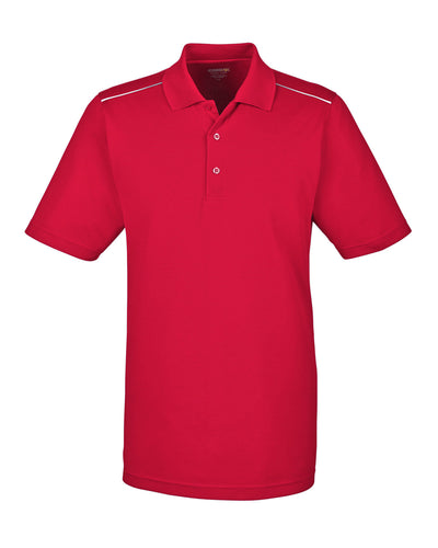 CORE365 Men's Radiant Performance Piqué Polo with Reflective Piping