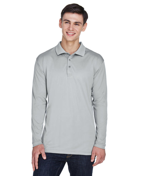 UltraClub Adult Cool & Dry Sport Long-Sleeve Polo UltraClub