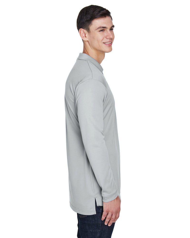 UltraClub Adult Cool & Dry Sport Long-Sleeve Polo