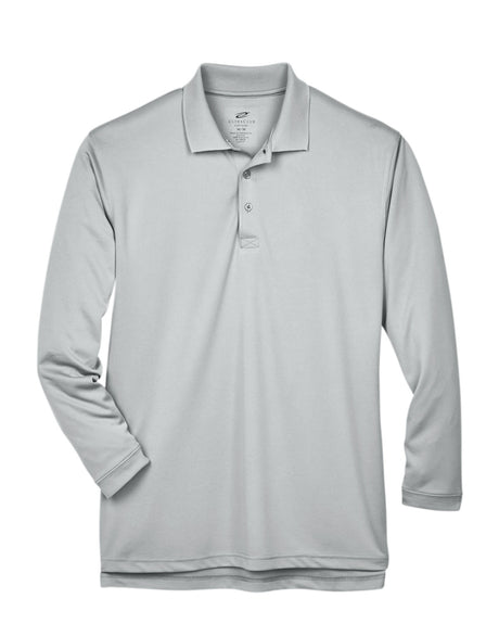 UltraClub Adult Cool & Dry Sport Long-Sleeve Polo UltraClub