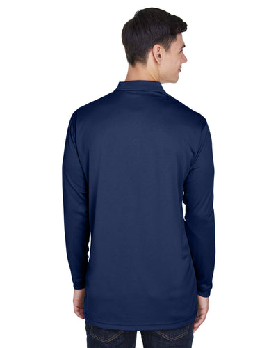 UltraClub Adult Cool & Dry Sport Long-Sleeve Polo