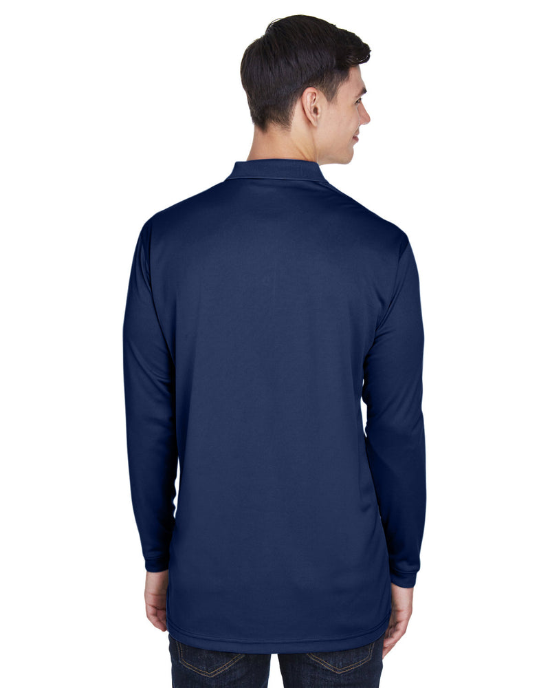 UltraClub Adult Cool & Dry Sport Long-Sleeve Polo