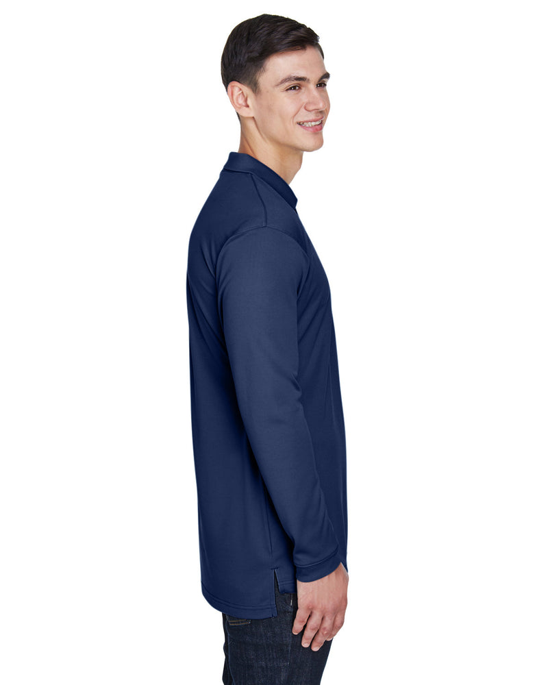 UltraClub Adult Cool & Dry Sport Long-Sleeve Polo