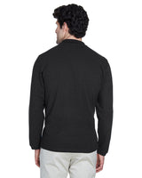 UltraClub Adult Long-Sleeve Classic Piqué Polo UltraClub