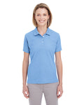 UltraClub Ladies' Heathered Piqué Polo UltraClub