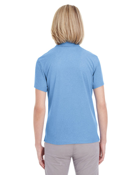 UltraClub Ladies' Heathered Piqué Polo UltraClub