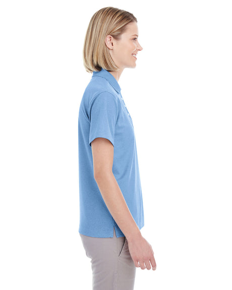 UltraClub Ladies' Heathered Piqué Polo UltraClub