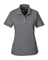 UltraClub Ladies' Heathered Piqué Polo UltraClub