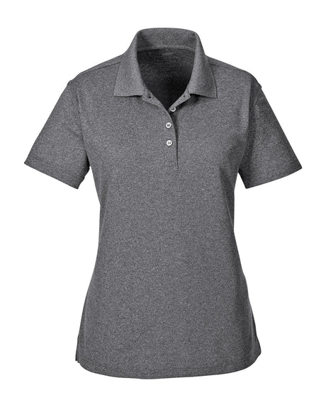 UltraClub Ladies' Heathered Piqué Polo UltraClub