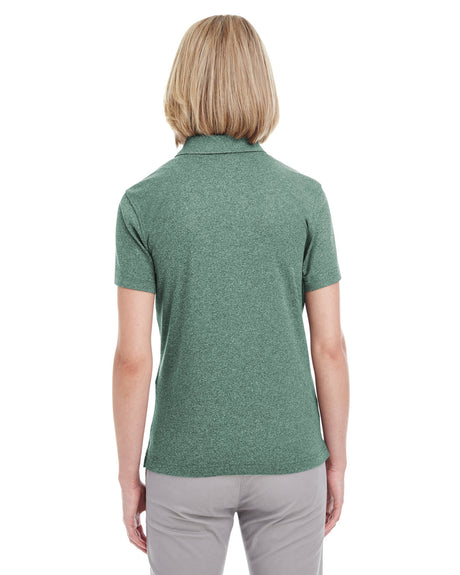 UltraClub Ladies' Heathered Piqué Polo UltraClub