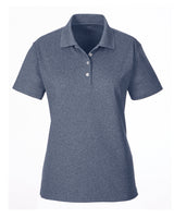 UltraClub Ladies' Heathered Piqué Polo UltraClub