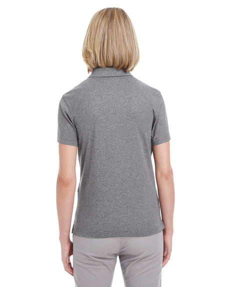 UltraClub Ladies' Heathered Piqué Polo UltraClub