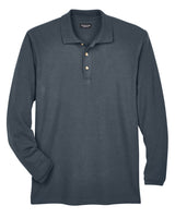 UltraClub Adult Long-Sleeve Classic Piqué Polo UltraClub