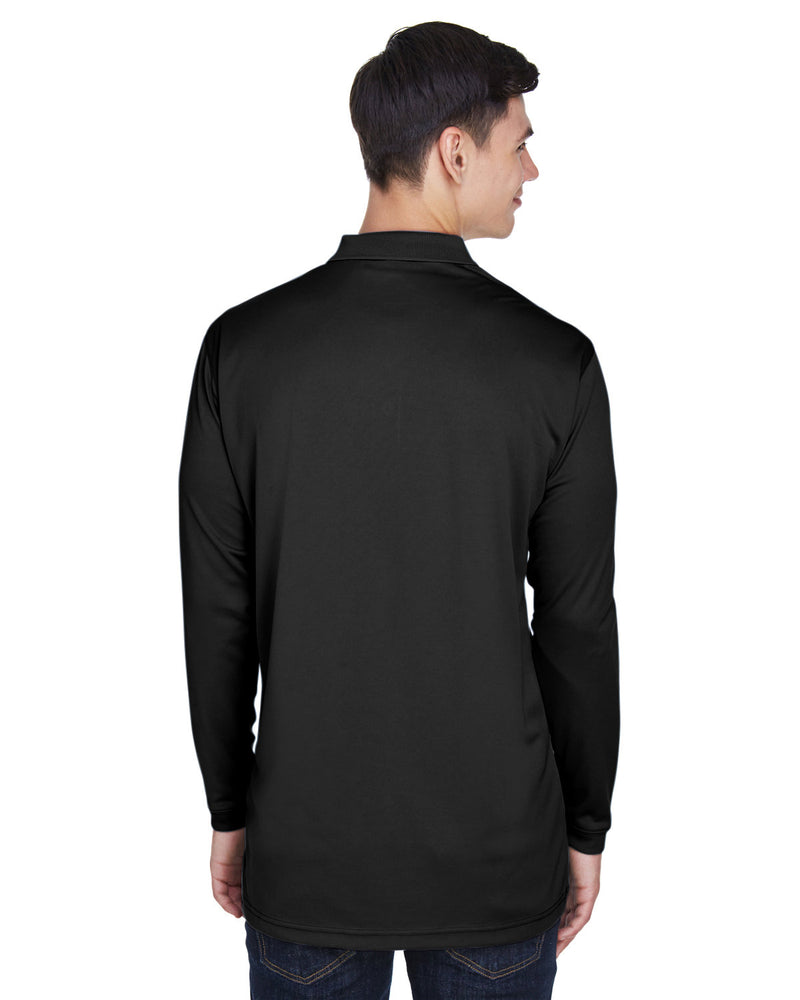 UltraClub Adult Cool & Dry Sport Long-Sleeve Polo