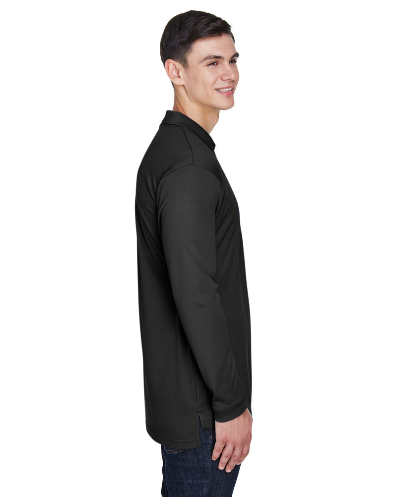 UltraClub Adult Cool & Dry Sport Long-Sleeve Polo