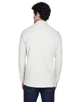 UltraClub Adult Long-Sleeve Classic Piqué Polo UltraClub