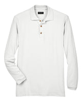 UltraClub Adult Long-Sleeve Classic Piqué Polo UltraClub
