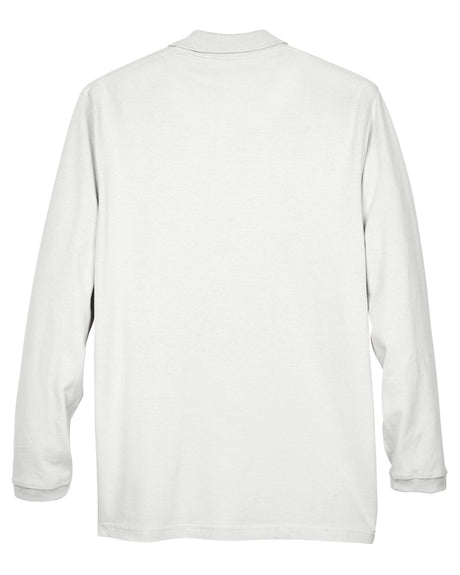 UltraClub Adult Long-Sleeve Classic Piqué Polo UltraClub