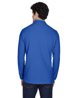 UltraClub Adult Long-Sleeve Classic Piqué Polo UltraClub