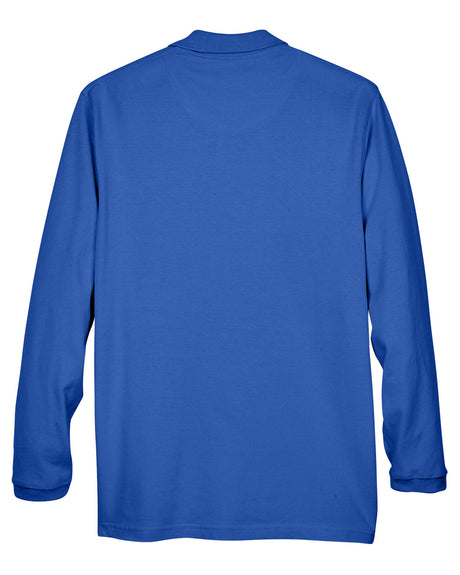 UltraClub Adult Long-Sleeve Classic Piqué Polo UltraClub