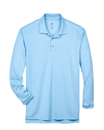 UltraClub Adult Cool & Dry Sport Long-Sleeve Polo