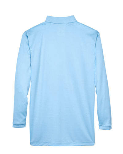 UltraClub Adult Cool & Dry Sport Long-Sleeve Polo