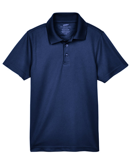 UltraClub Youth Cool & Dry Mesh Piqué Polo UltraClub