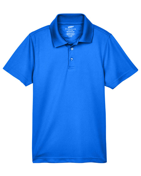 UltraClub Youth Cool & Dry Mesh Piqué Polo UltraClub